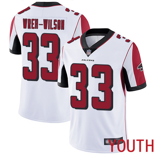 Atlanta Falcons Limited White Youth Blidi Wreh-Wilson Road Jersey NFL Football #33 Vapor Untouchable->youth nfl jersey->Youth Jersey